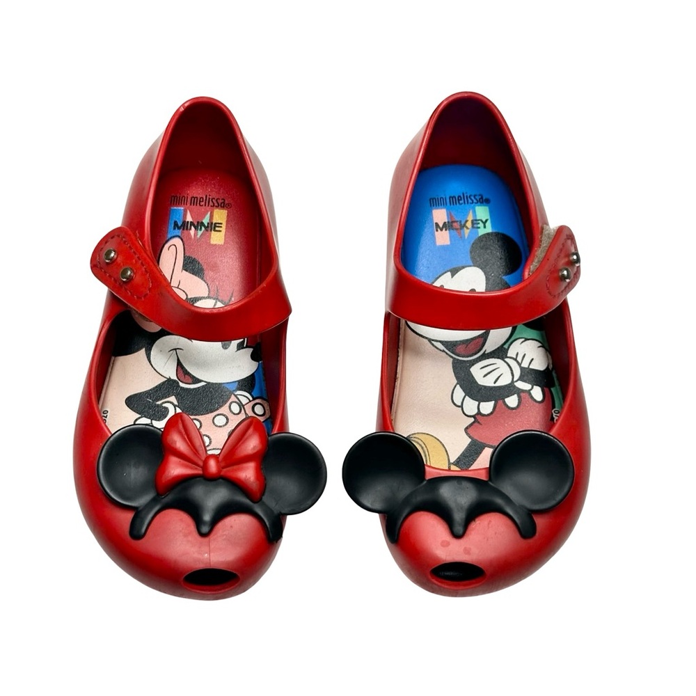 Mini Melissa Mickey And Minnie Mary Jane Shoes
